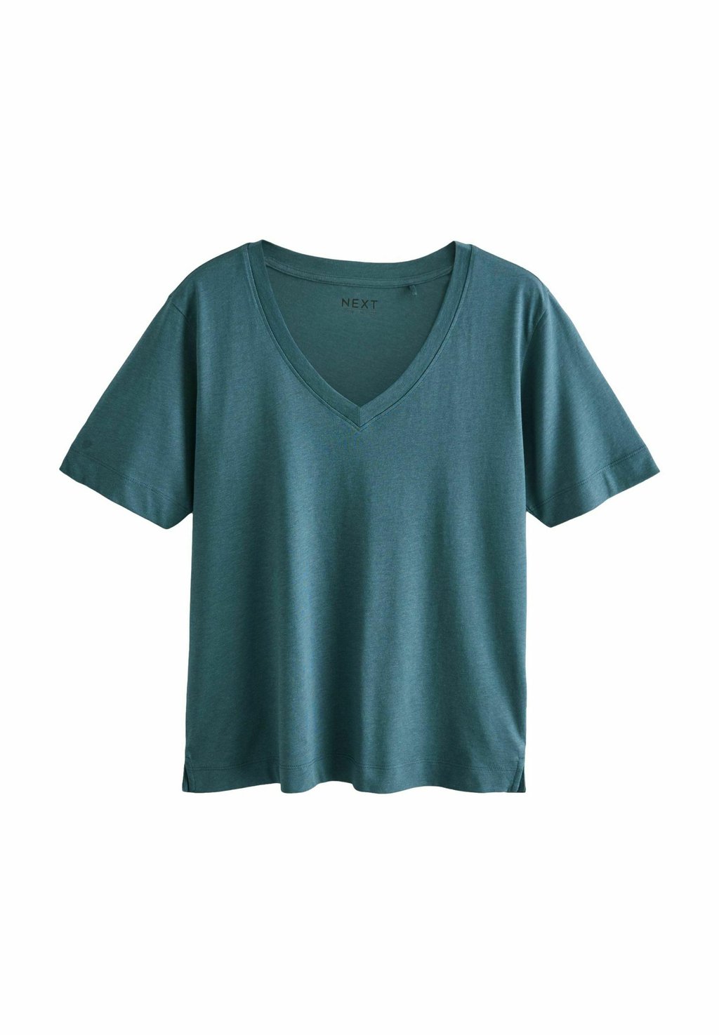 

Футболка с принтом REGULAR FIT -SLOUCH V-NECK Next, синий