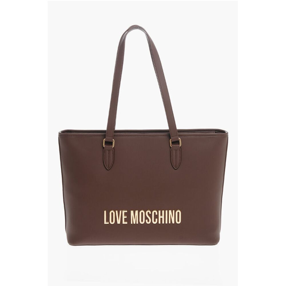 

Коричневая полиэтиленовая сумка-тоут Moschino, Brown