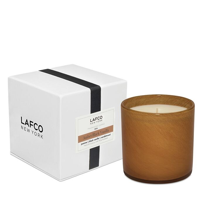 

Фирменная свеча LAFCO Amber Black Vanilla, 15,5 унций, коричневый