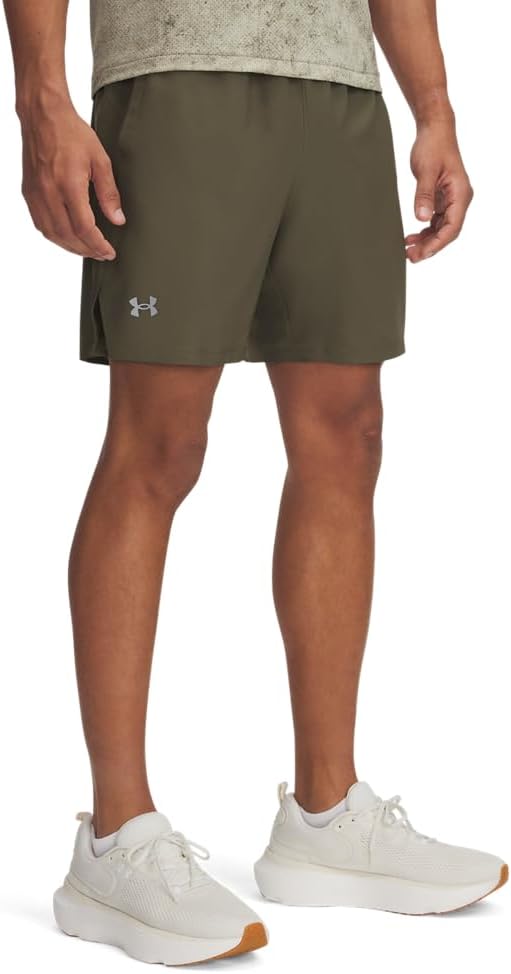 

Мужские шорты Under Armour Launch Run 7 Inch Unlined, (390) Marine Od Green/Reflective