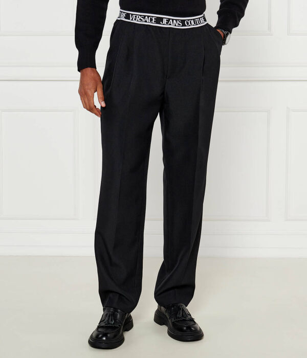 

Брюки мужские Versace Jeans Couture с логотипом бренда на поясе, черный