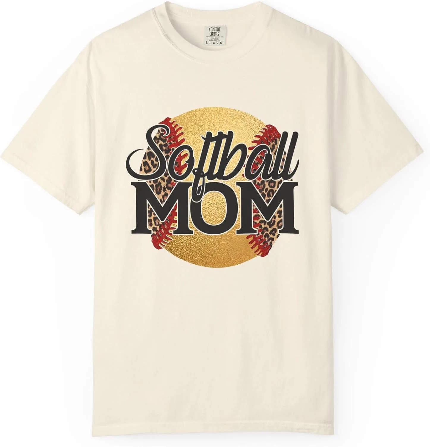 Футболка для мамы бейсболистки | Garment-Dyed Tee