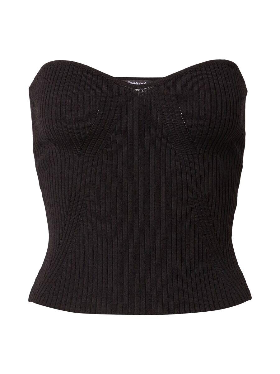 

Вязаный топ Gina Tricot PIA, черный