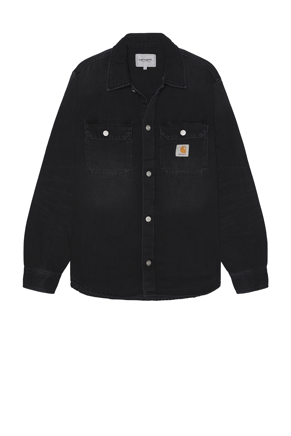 

Рубашка Harvey Jac Carhartt WIP, цвет Black Dark Used Wash