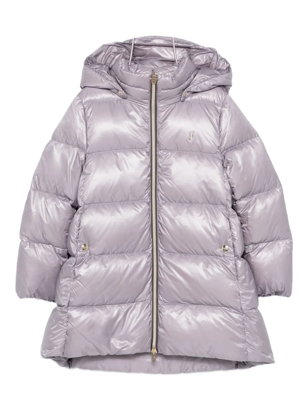 

Куртка-пуховик с капюшоном Herno Kids, серый