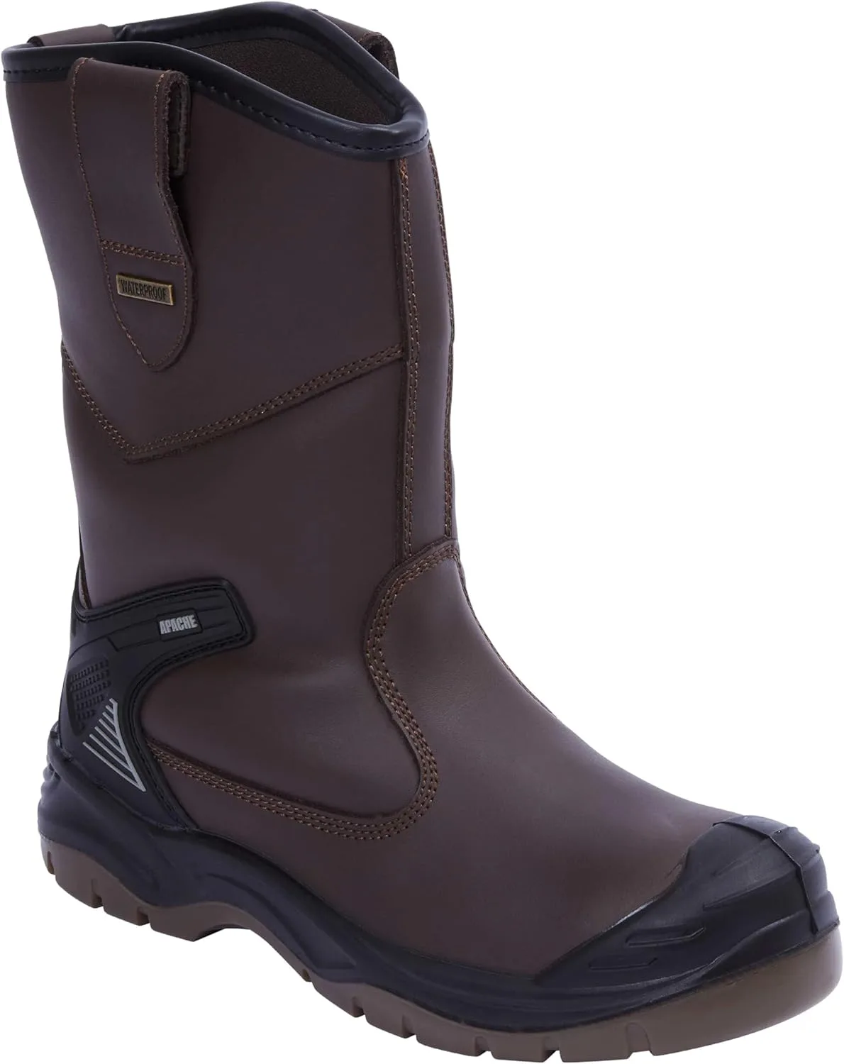 Коричневые кожаные ботинки Apache Sterling Safetywear