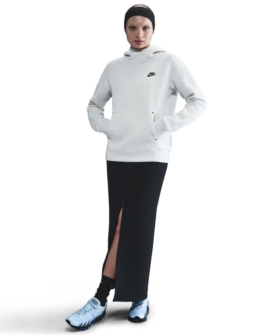 

Женская толстовка с капюшоном из технологичного флиса Nike, Light Gray Heather