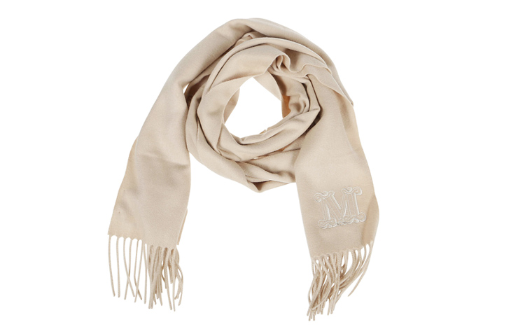 

Вязаный шарф унисекс коричневый MaxMara