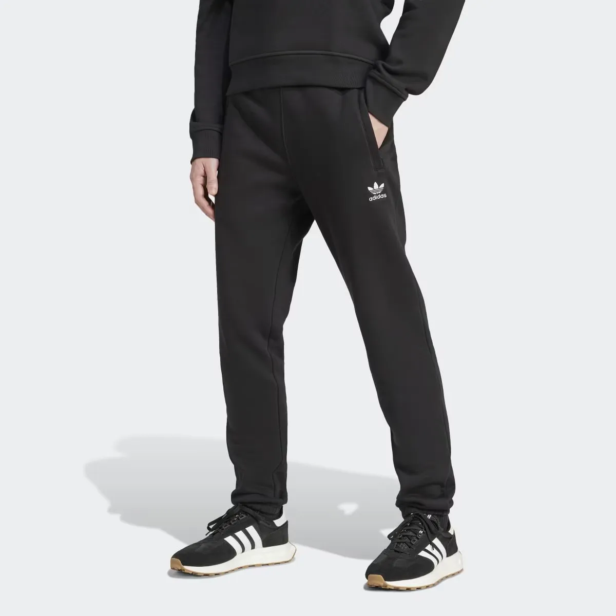 

Мужские брюки Trefoil Essentials Adidas Originals, чёрный