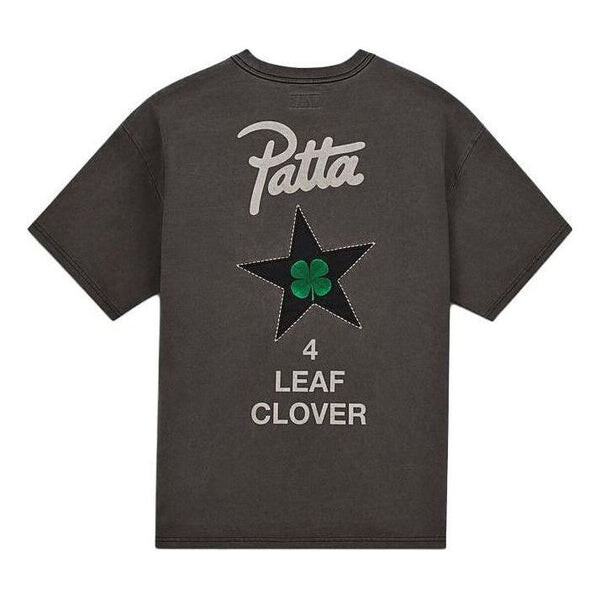 

Футболка x patta four-leaf clover short sleeve t-shirt 'black' Converse, черный