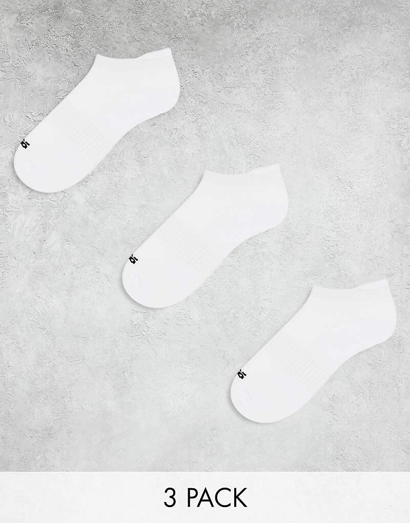 

ASOS 4505 – Icon – Набор из трех антибактериальных спортивных носков белого цвета =f