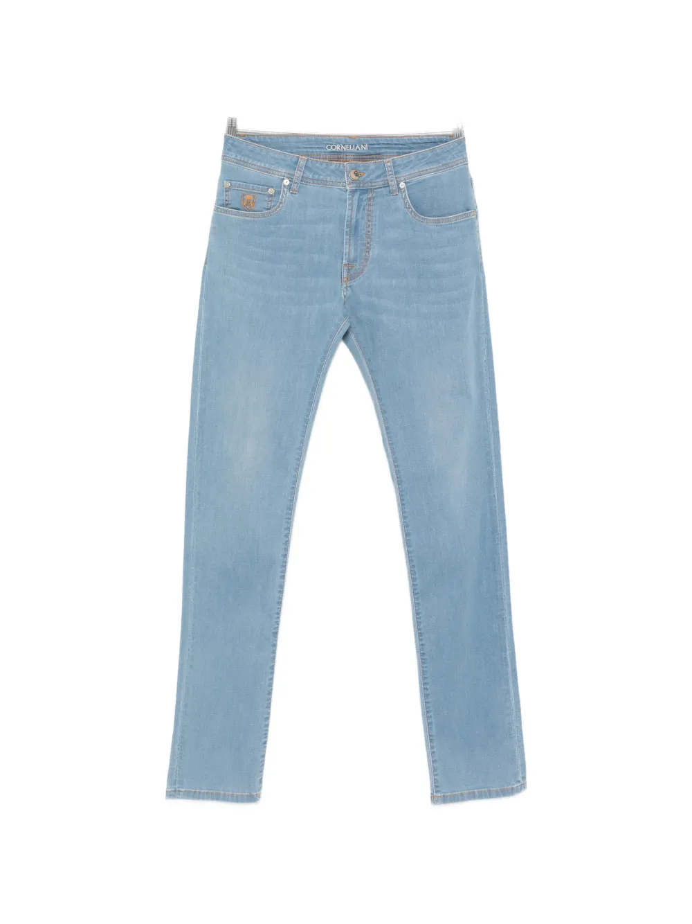 

Джинсы с логотипом Corneliani, синий