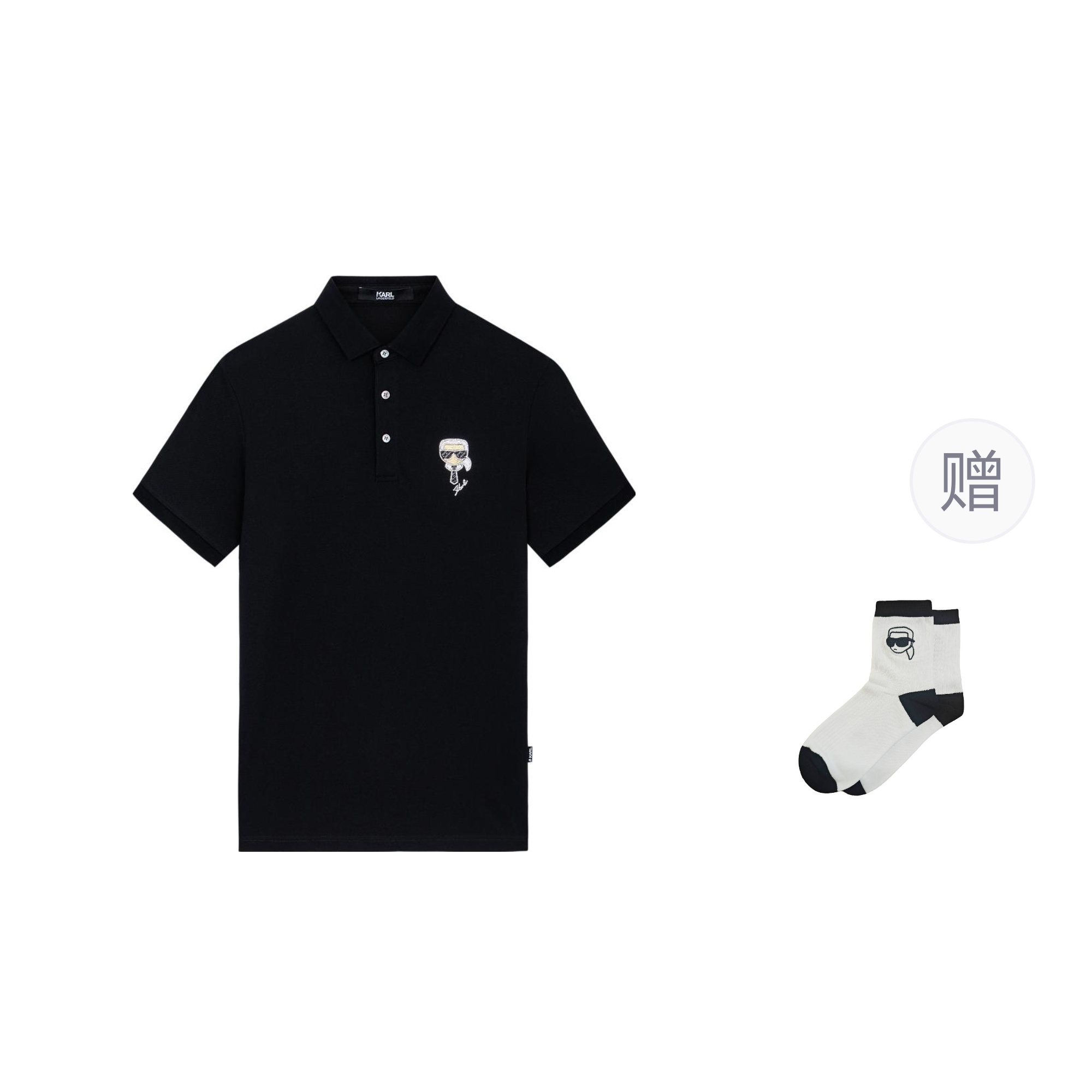 

KARL LAGERFELD / Karl Lagerfeld Jeans Поло Karl Lagerfeld мужское черное, Черный, KARL LAGERFELD / Karl Lagerfeld Jeans Поло Karl Lagerfeld мужское черное