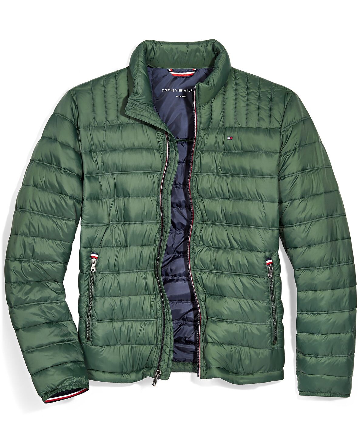 

Куртка Tommy Hilfiger Packable Quilted Puffer, оливковый