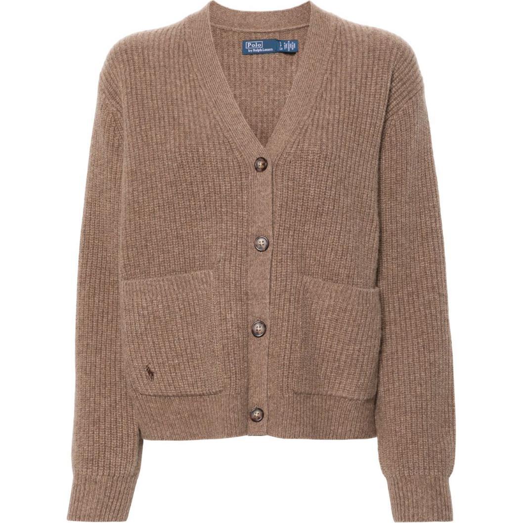 

Кардиган с пони-принтом Polo Ralph Lauren, коричневый