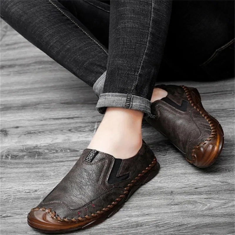 Туфли Oxford, дышащие, Step Loafers, серый DUYHBAWRS — фото 4