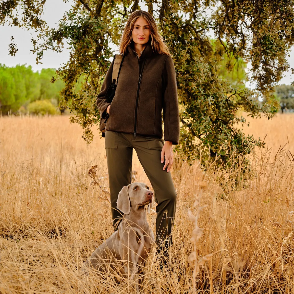 

Женская куртка-флисовая подкладка Verhunt, зеленый