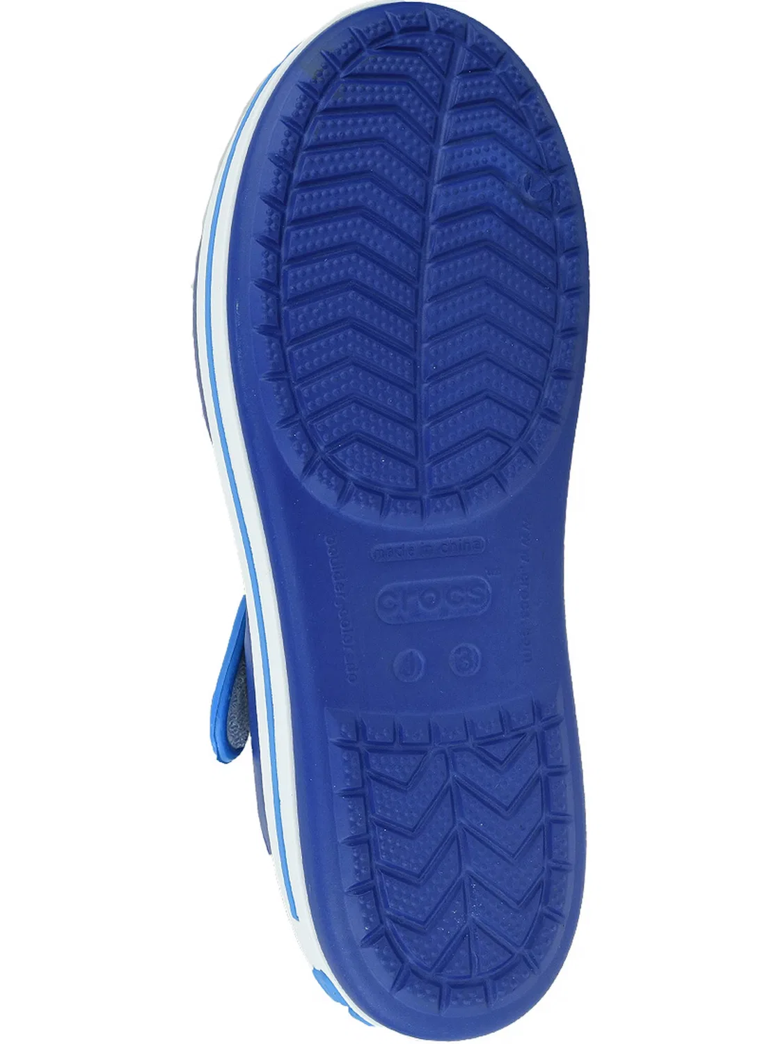 Детские сандалии Crocs Crocband Sandal Kids синего цвета — фото 3