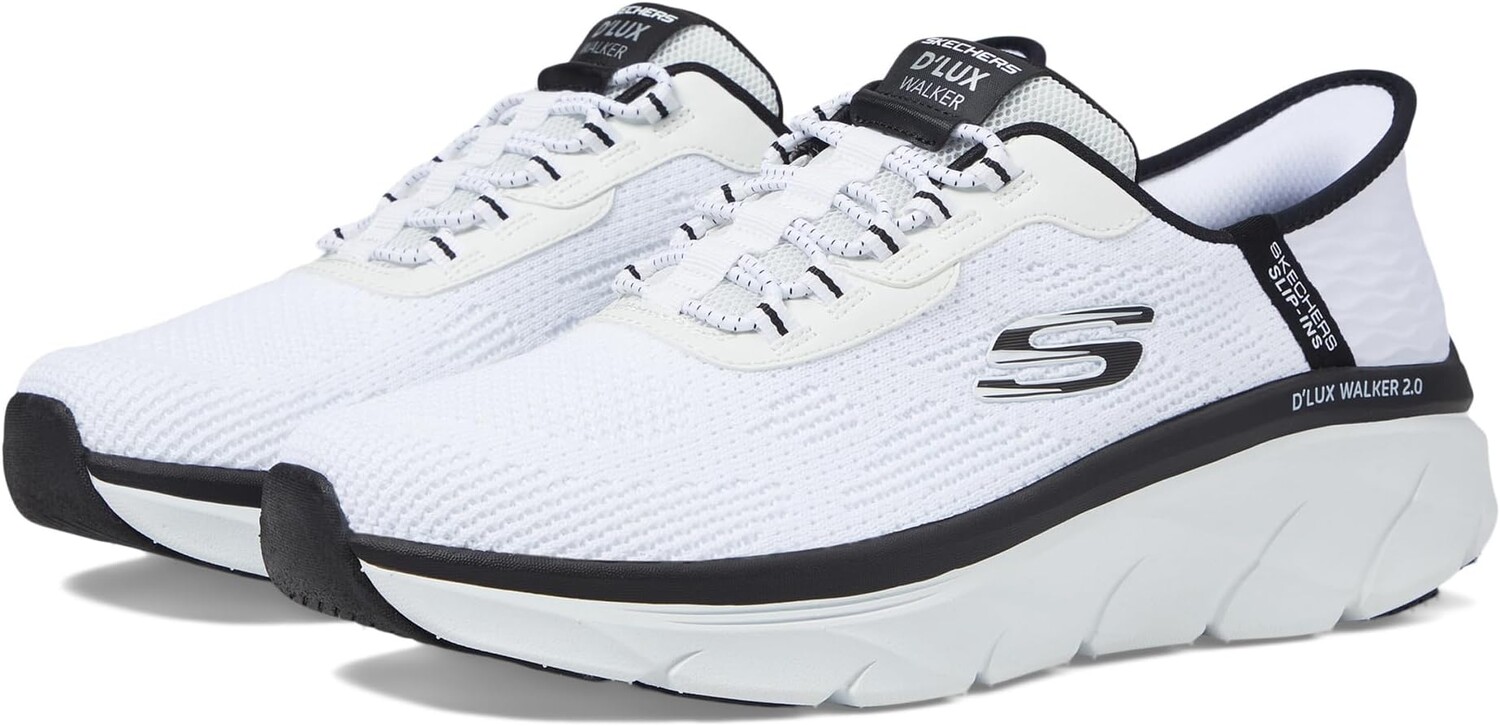 

Кроссовки D'Lux Walker 2.0 Rezinate Hands Free Slip-In SKECHERS, цвет White/Black, Белый, Кроссовки D'Lux Walker 2.0 Rezinate Hands Free Slip-In SKECHERS, цвет White/Black