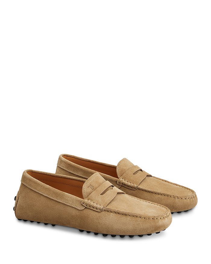 Мужские мокасины Gommino Penny Loafers Tod's, коричневый/бежевый — фото 3