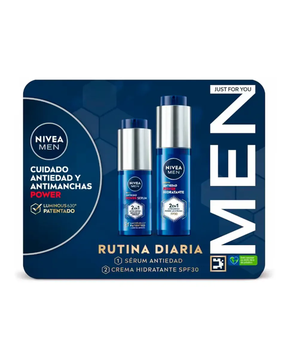 Набор Men Power Антивозрастной и против пятен Nivea