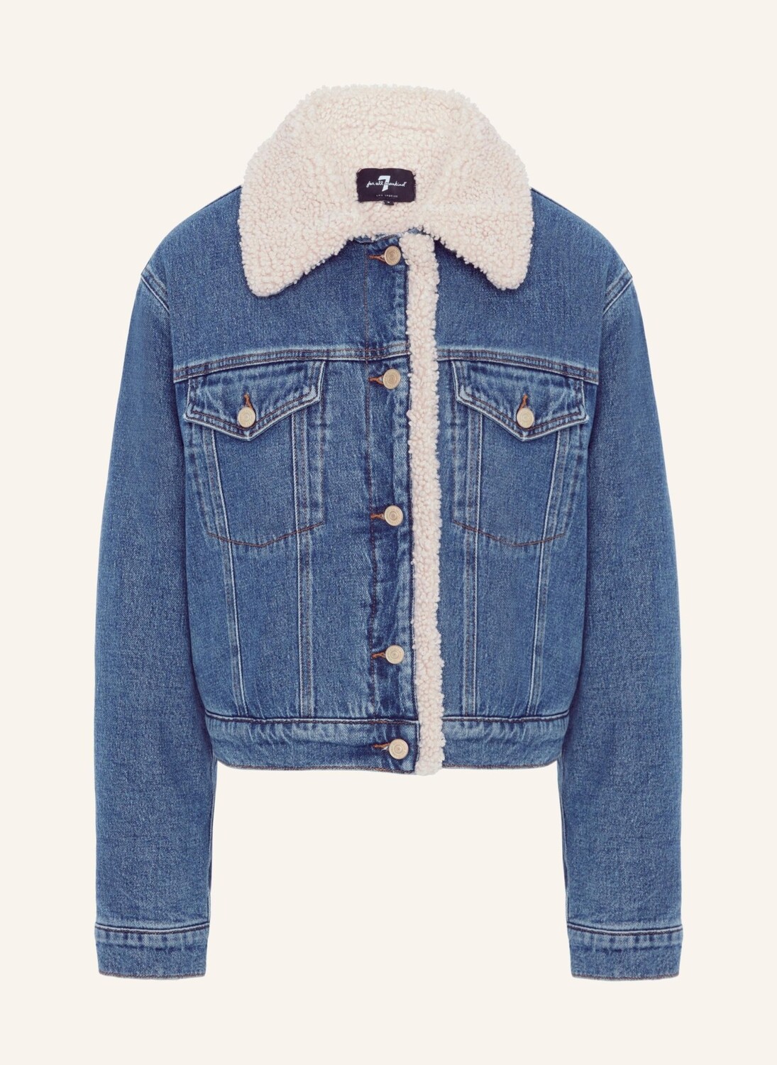 

Нелли куртка 7 For All Mankind, синий