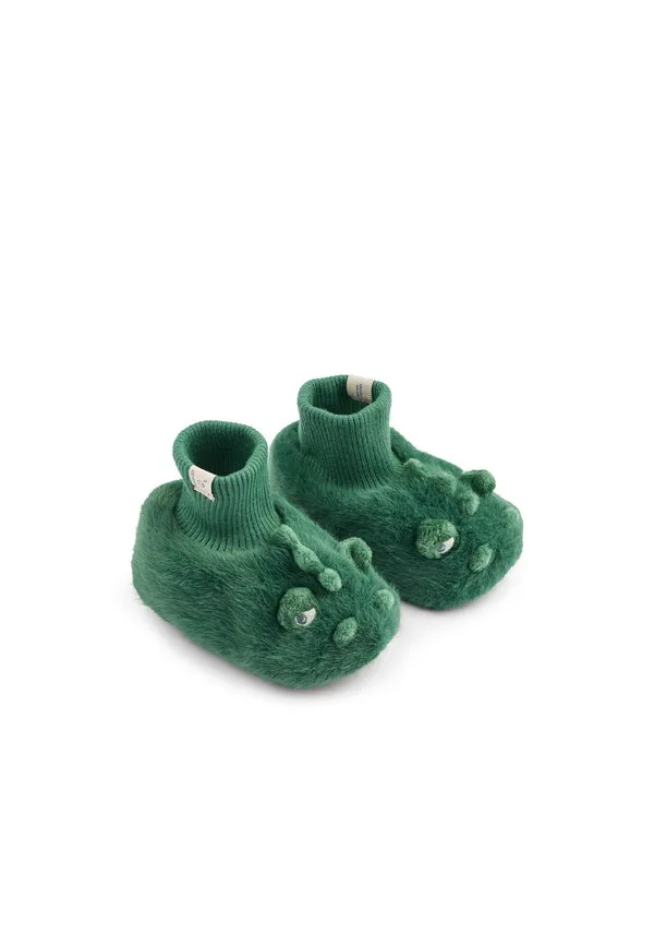 10-Я годовщина, тапочки унисекс с изображением крокодила от beth. Liewood, Garden Green — фото 2