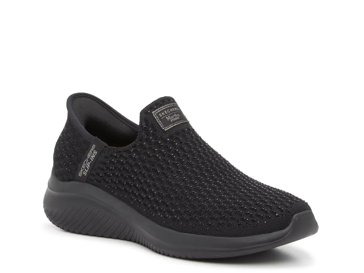 Hands Free Slip-Ins: Martha Stewart Ultra Flex 3.0 Слипоны Sneaker - женские Skechers, Black