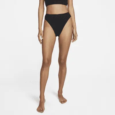 

Плавки Nike Women's High-Waisted Bikini Swim Bottom, черный