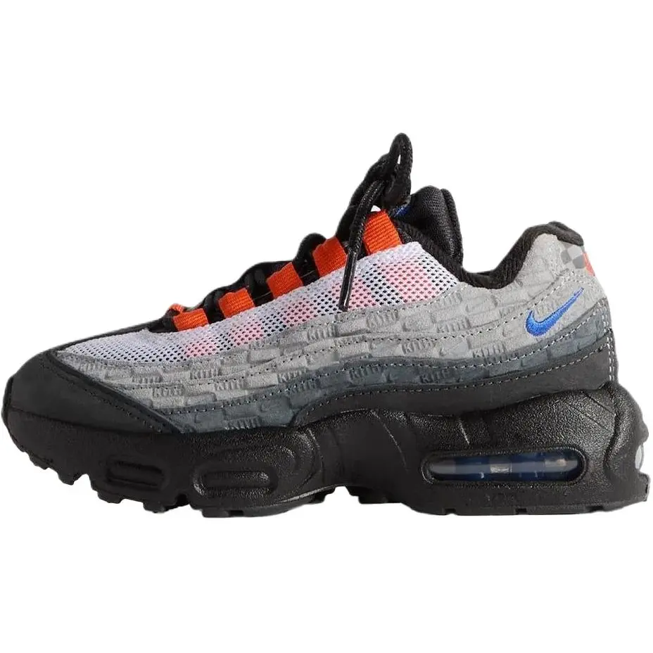 

Nike Детские кроссовки KITH x Air Max 95 Low top, черные и серые, для детей от 3 до 7 лет