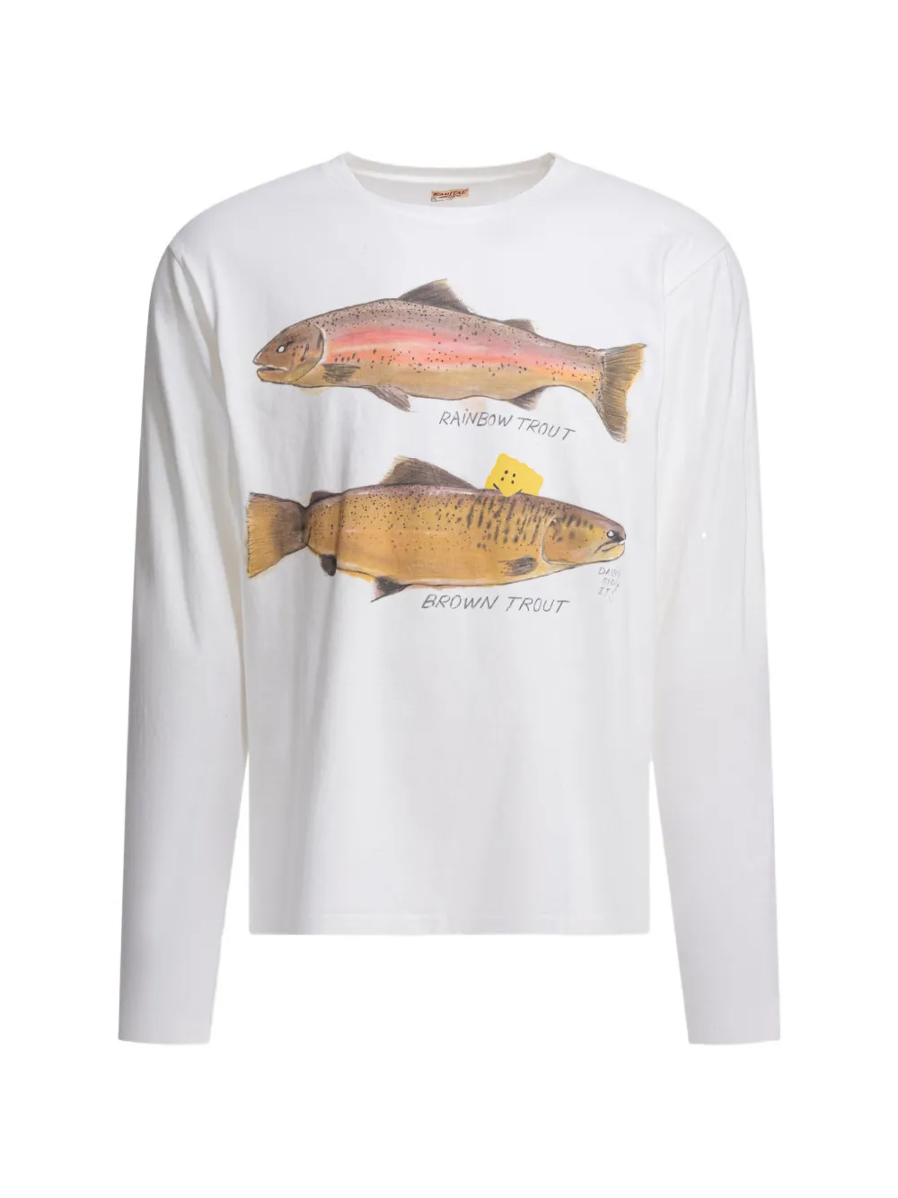 

Футболка с графическим принтом Kapital, белый