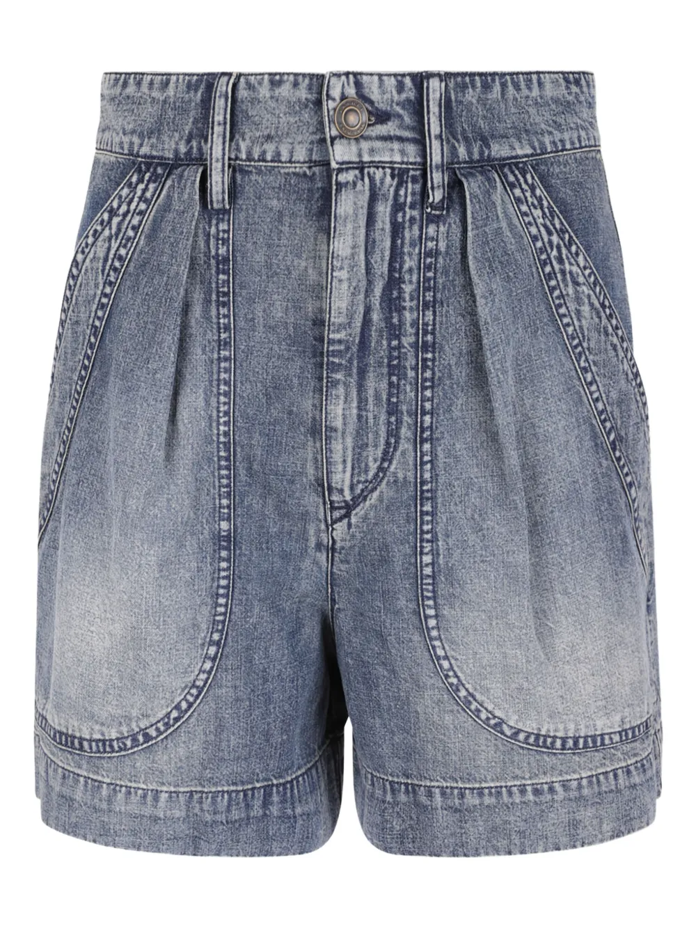 

Шорты со складками ISABEL MARANT, синий