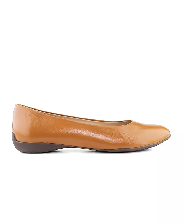 Женские балетки Bedford St Slip On Comfort Marc Joseph New York, коричневый — фото 2