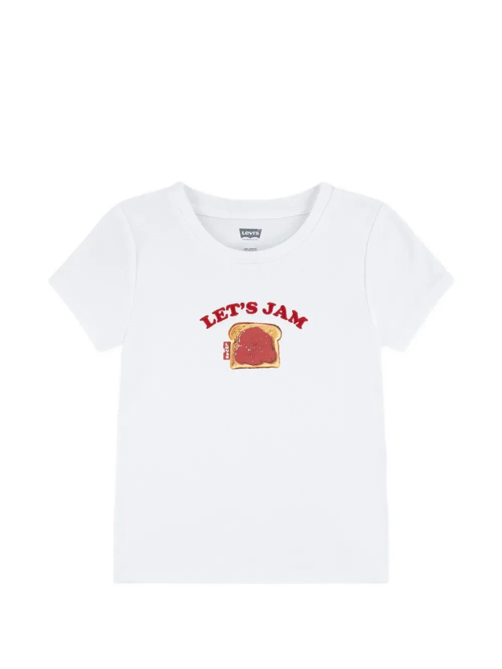 Футболка с графическим принтом Let'S jam Levi'S Kids, белый
