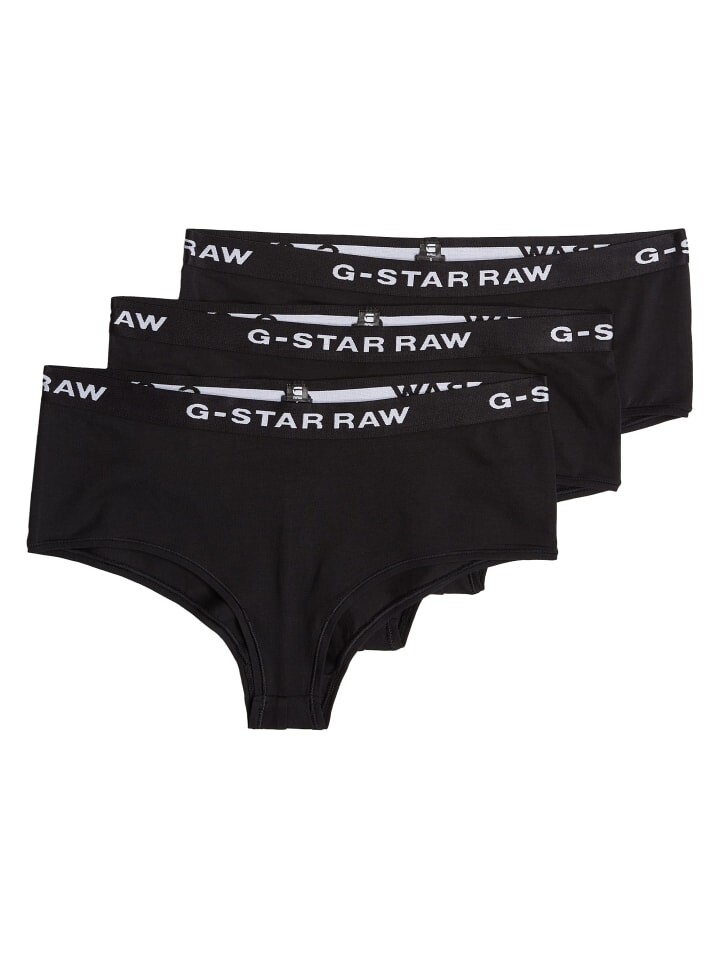 

Трусы G-Star Raw Slip 3er Pack, черный