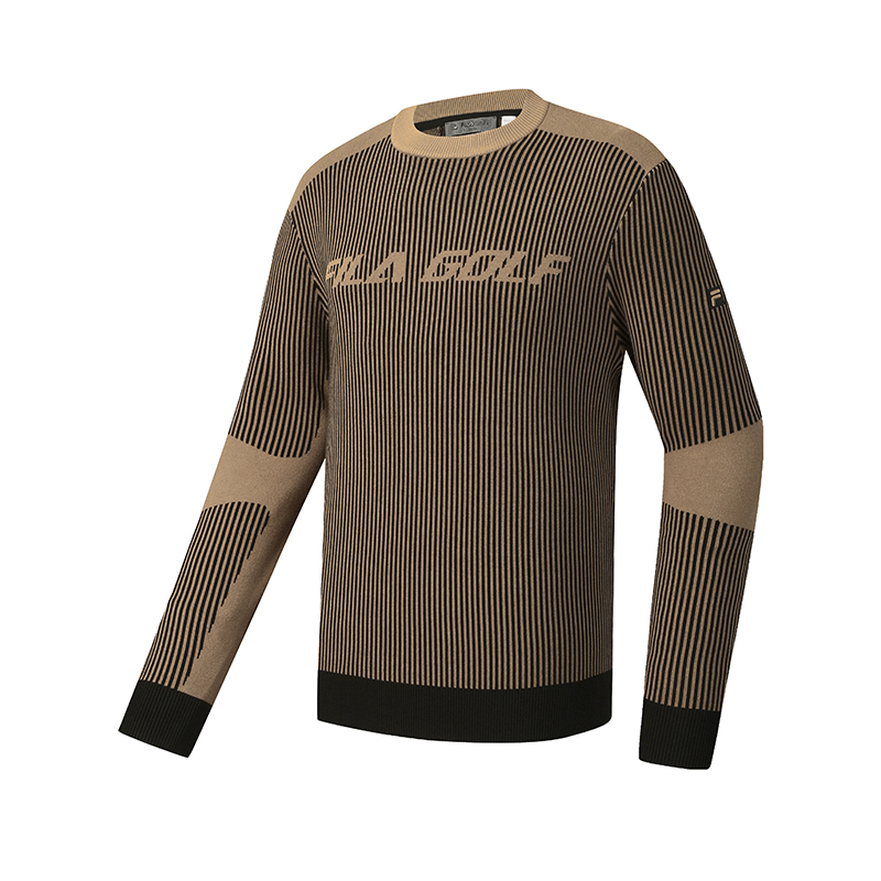

Golf Series вязаный свитер мужской FILA, коричневый