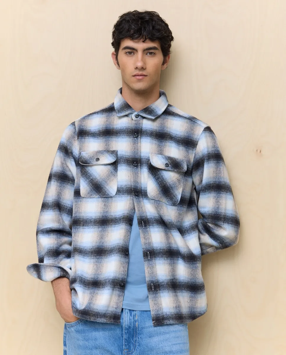 

Мужская рубашка в клетку Easy Wear, синий