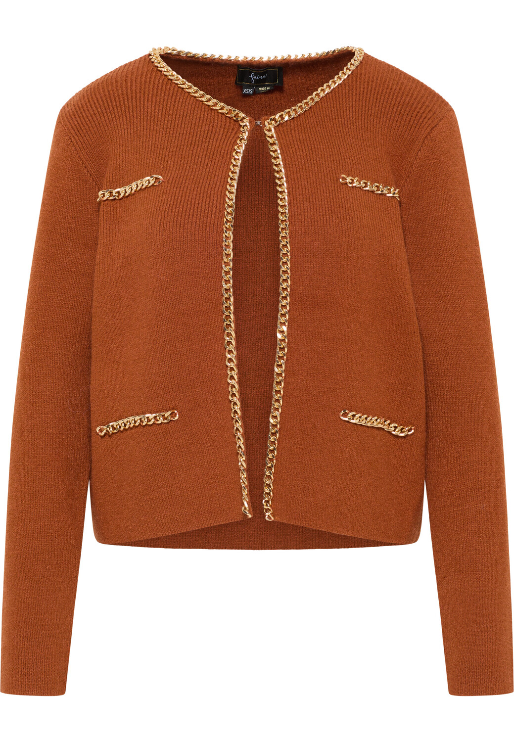 

Толстовка faina Strickjacke, цвет Dunkelkamel