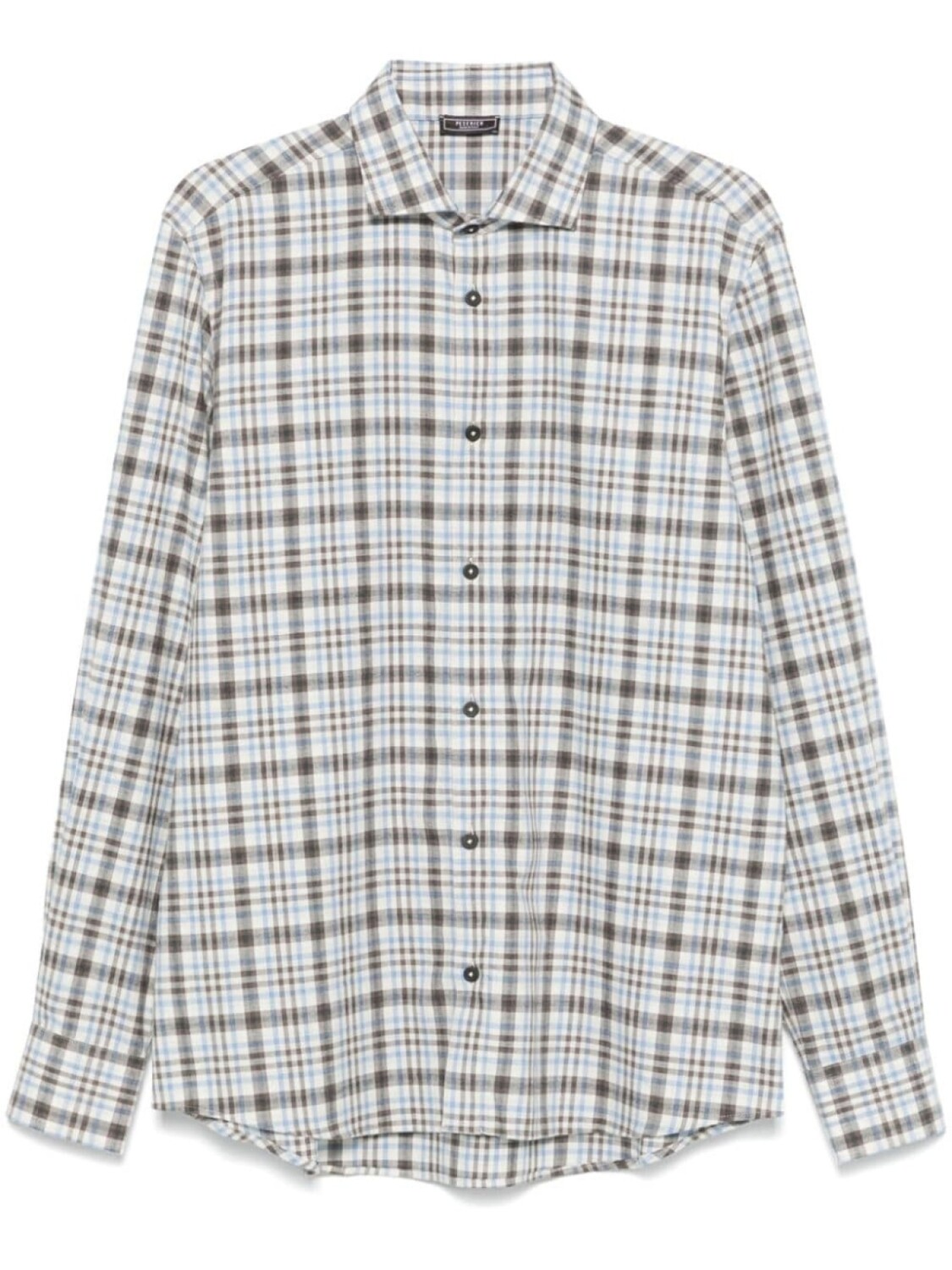 

Клетчатая рубашка Peserico, синий