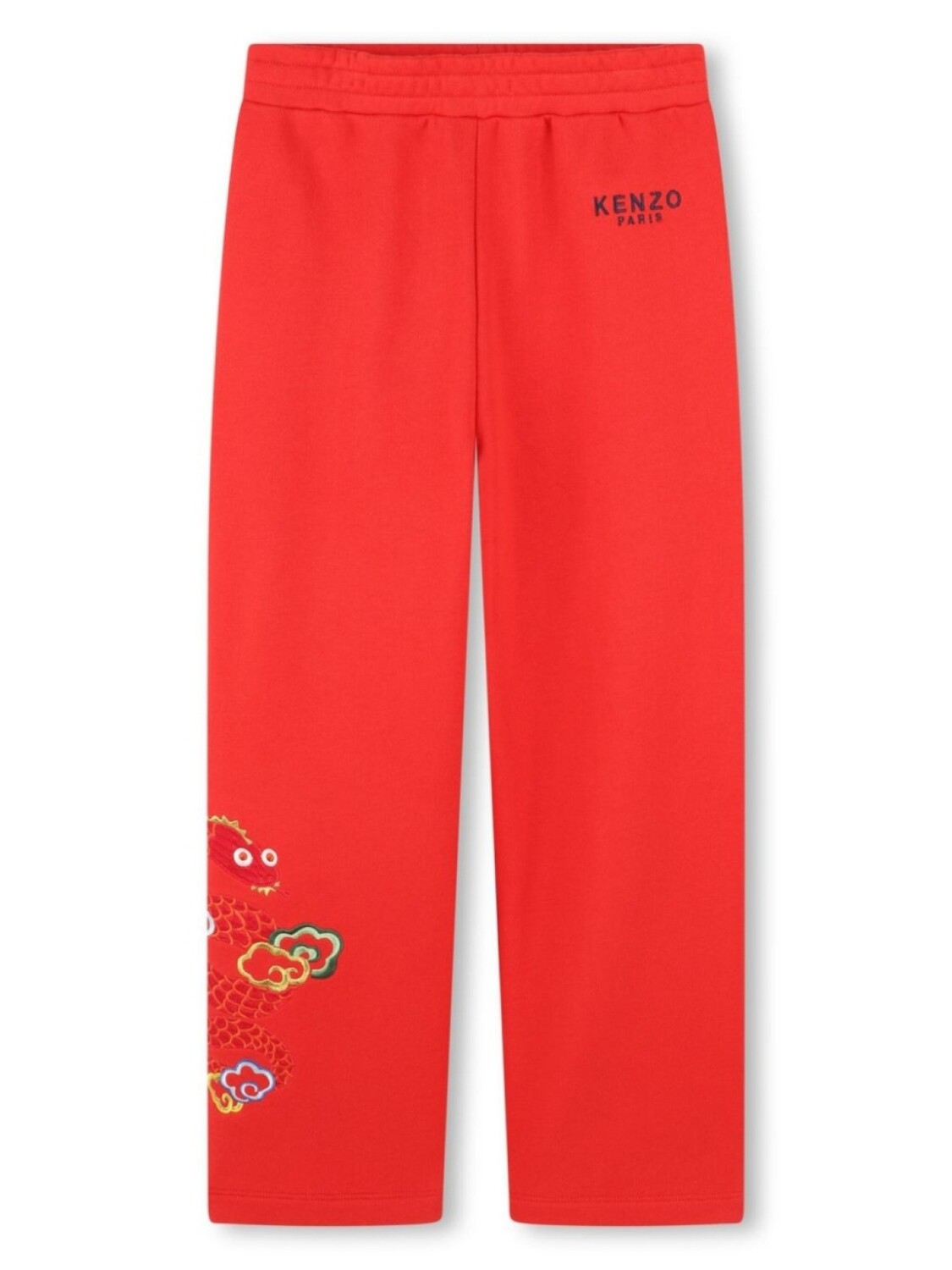 

Спортивные брюки с вышивкой Kenzo Kids, красный