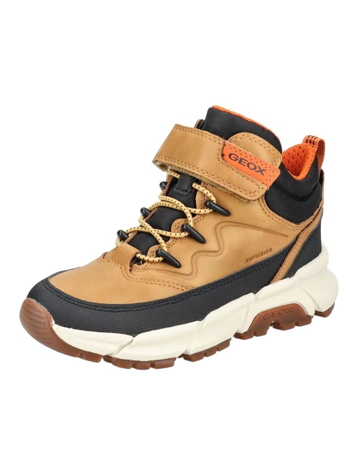 

Высокие ботинки до щиколотки Geox Stiefelette, цвет Schwarz/Gelb