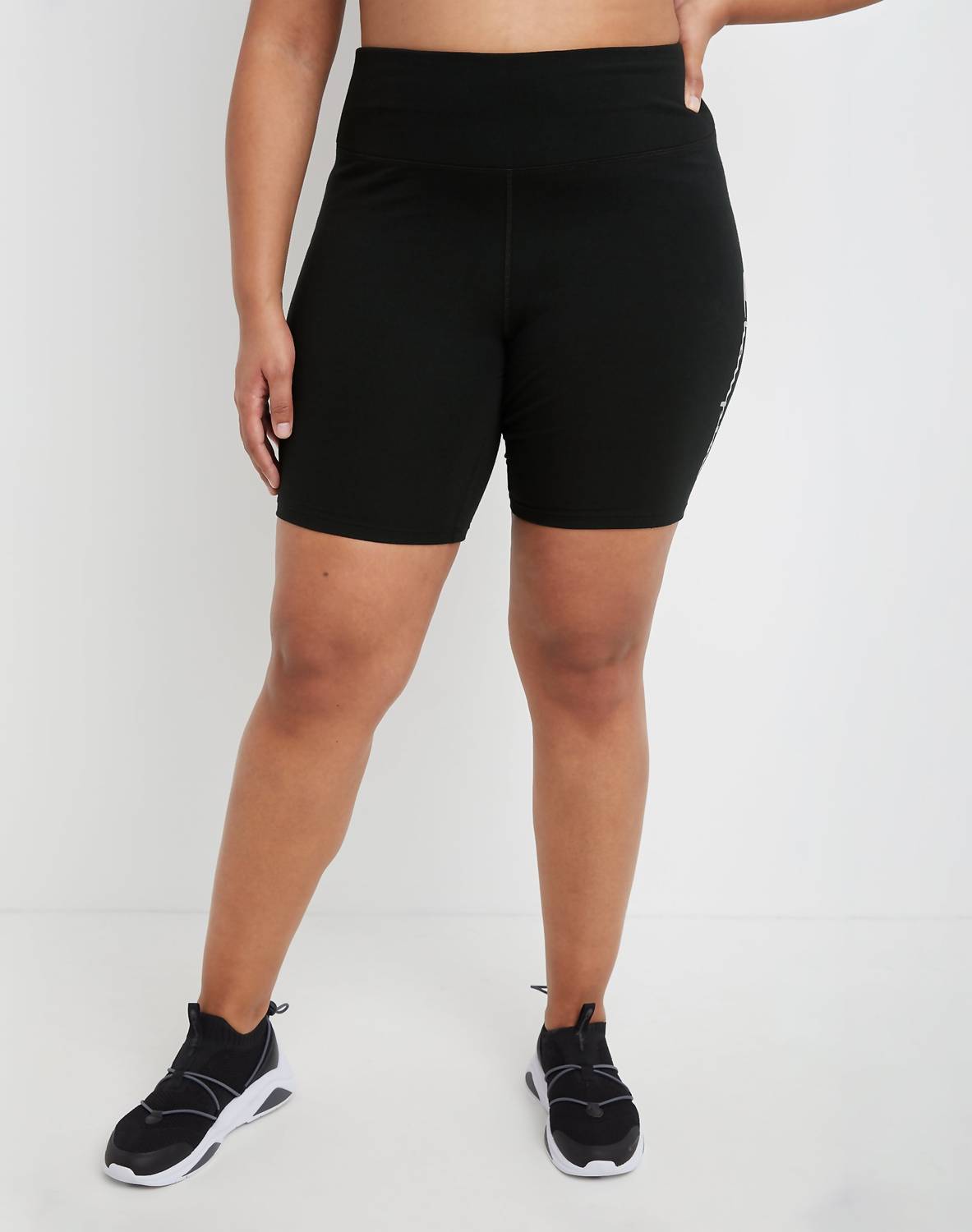 

Женские велосипедные шорты Champion Authentic Script черные