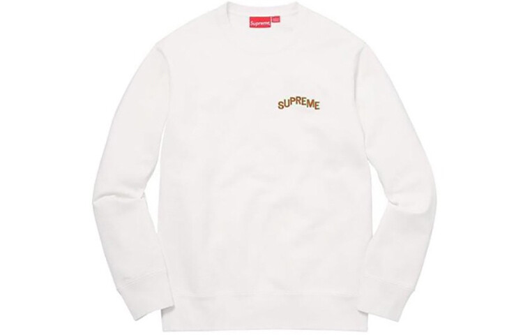 

Осень/Зима17 Толстовка Унисекс Supreme, оранжевый/красный