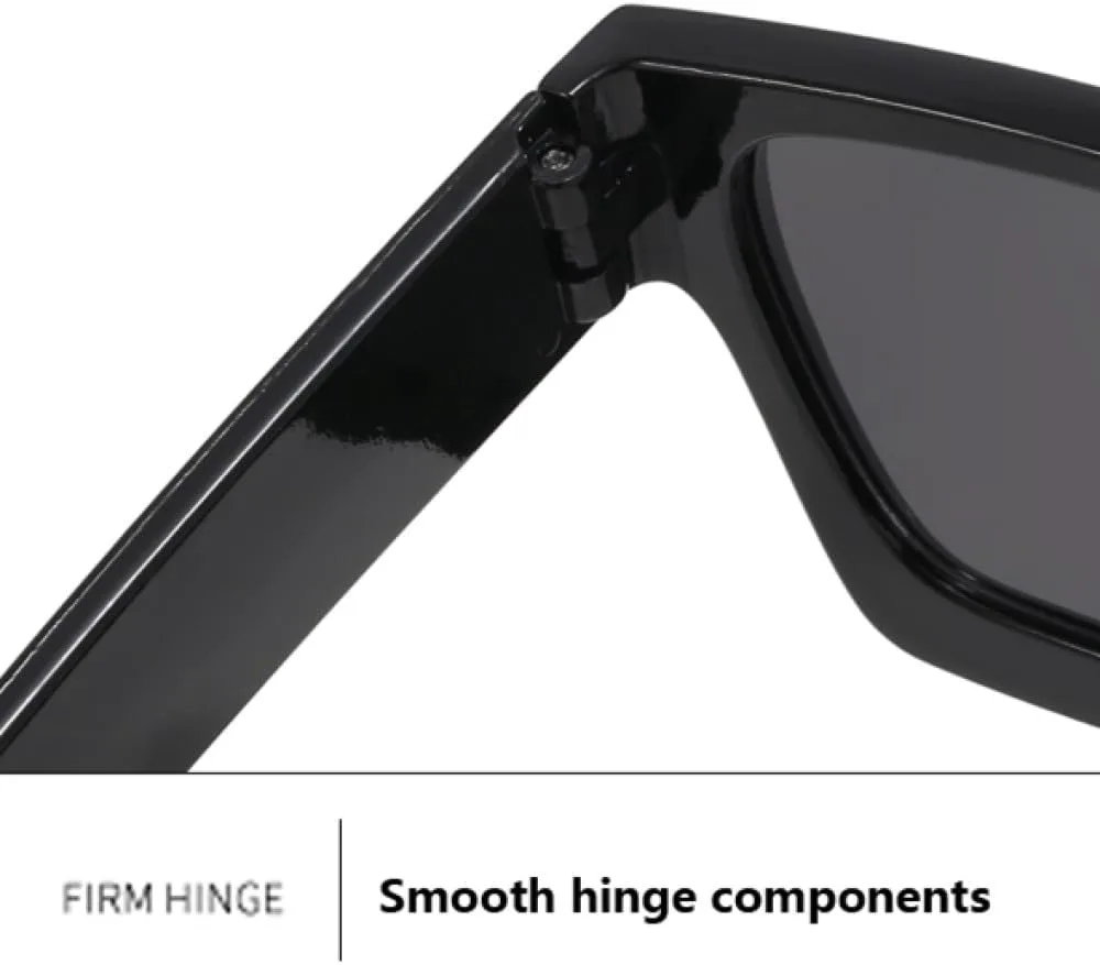 

Винтажные солнцезащитные очки для женщин, большие солнцезащитные очки для мужчин, ретро зеленые очки-маска с защитой от УФ-излучения UV400 MTZJH, Black Yellow