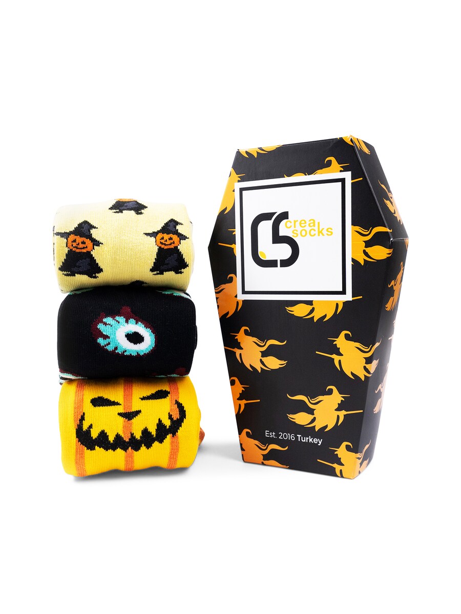 

Носки Crea Socks Halloween, разноцветный