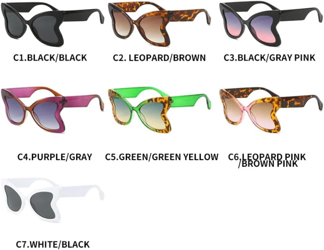 

Солнцезащитные очки для мужчин и женщин - защита UV400 - градиентные линзы в стиле "кошачий глаз" для занятий спортом на открытом воздухе и вождения DSVIGF, Pink