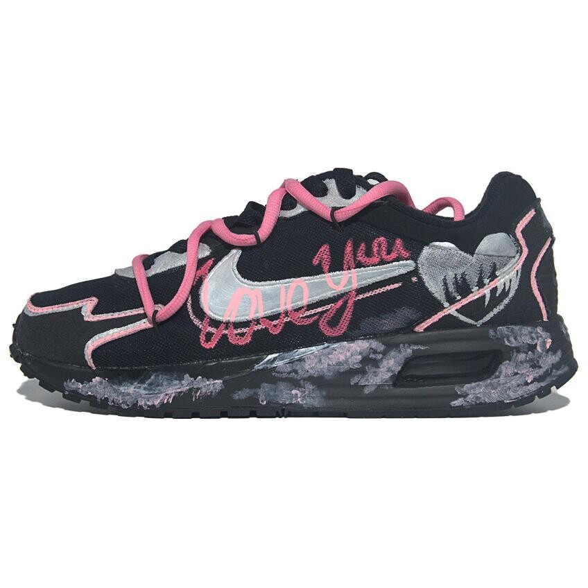 

Кроссовки Nike Air Max Solo Lifestyle Shoes Women's Low-top Black/powder, черный