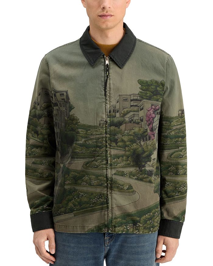 

Куртка с фотопечатью и застежкой-молнией спереди Scotch & Soda, мультиколор