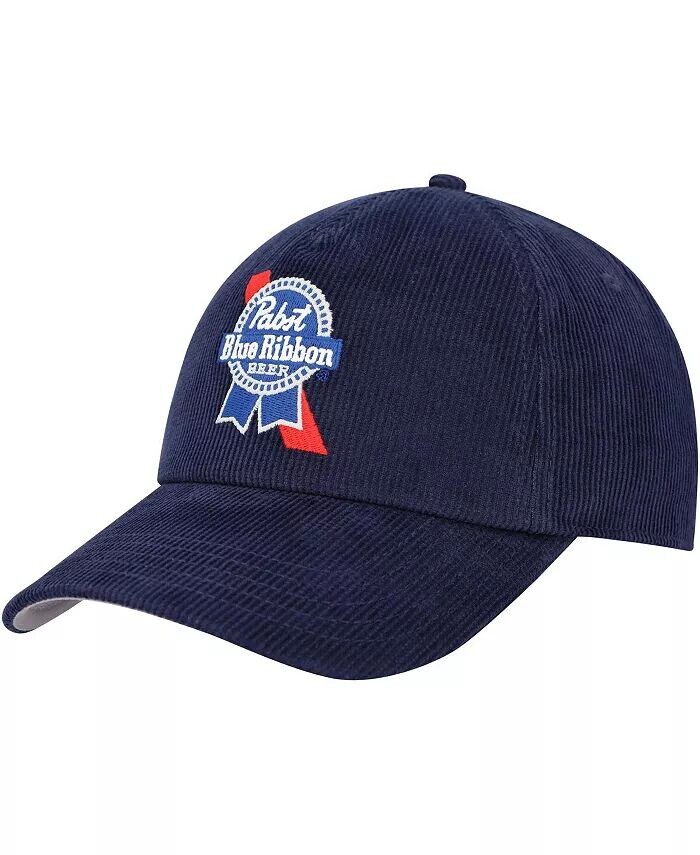 

Мужская темно-синяя вельветовая регулируемая шляпа Pabst Blue Ribbon Roscoe American Needle, синий