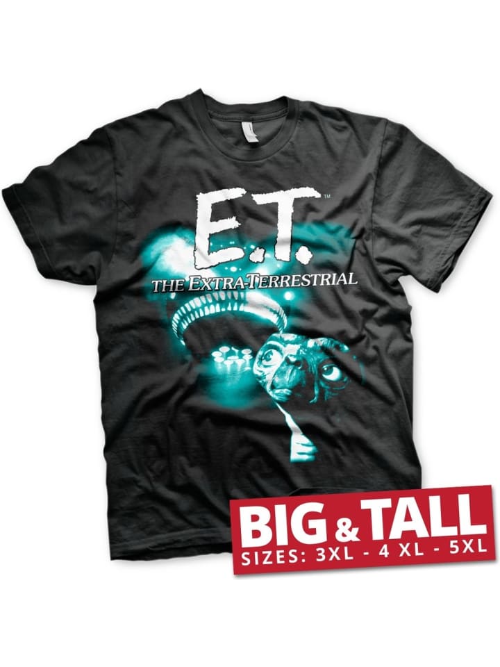 

E.T. Черная футболка, Черный, E.T. Черная футболка